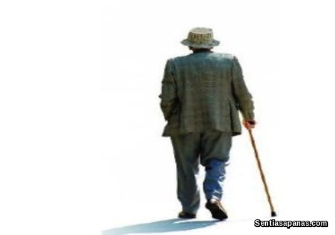 Bukankah Pak Cik Buta? Old man from behind