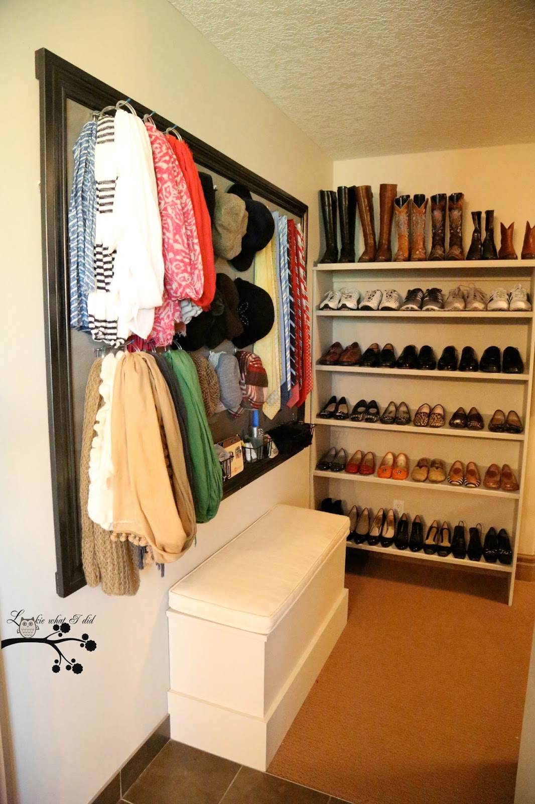 Lookie What I Did His and Her Closet Organizer