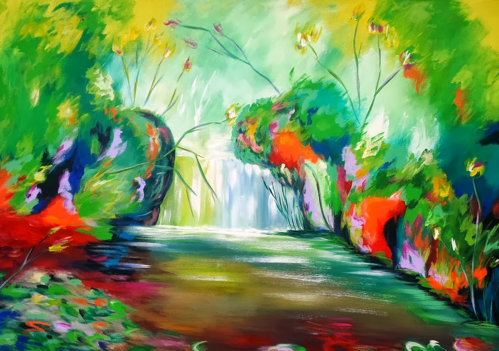 Pintura Moderna y Fotografía Artística : Paisajes Abstractos en