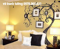 vẽ tranh tường phòng ngủ vẽ tranh tường phòng khách,vẽ tranh tường nghệ thuật