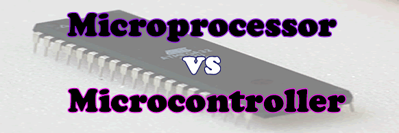 microcontroller vs microprocessor