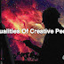 19 qualities of creative people
