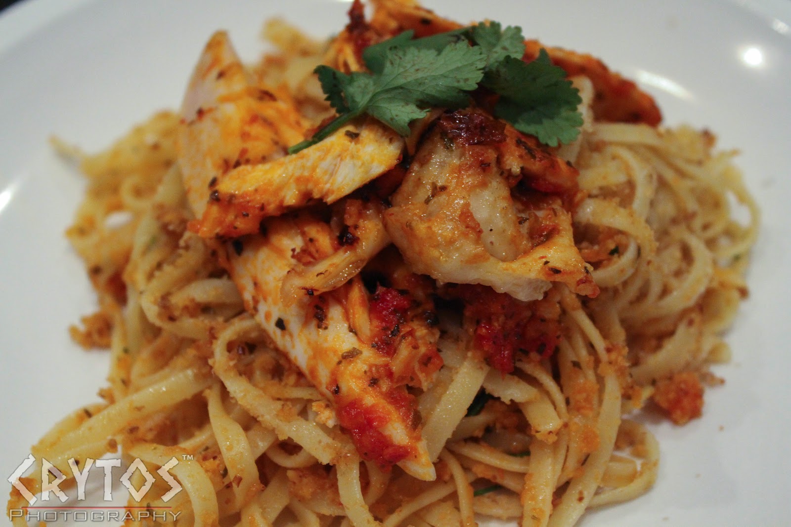 Grilled Chicken Breadcrumb Pasta Crytos Food
