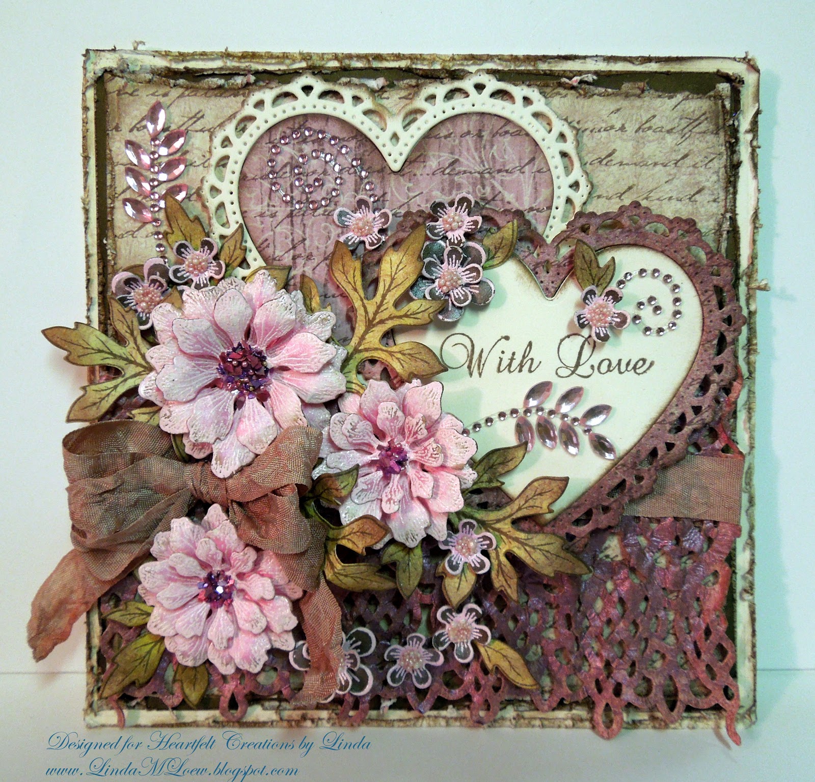 Raindrops on Roses Heartfelt Creations Valentine