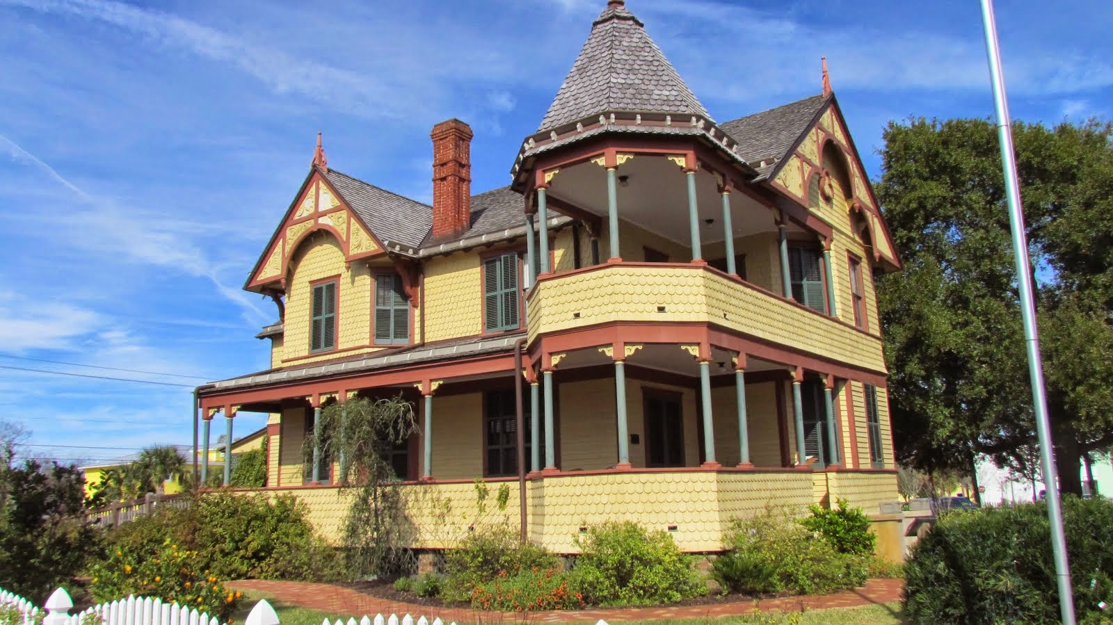 The historic, Pritchard House in Titusville, Florida