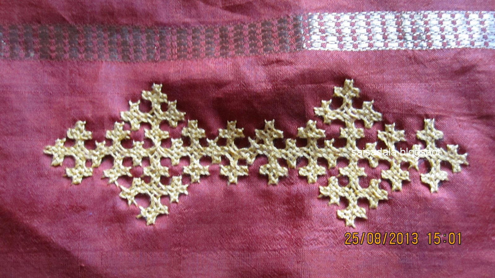 Sadala's Embroidery Kutch Work Saree