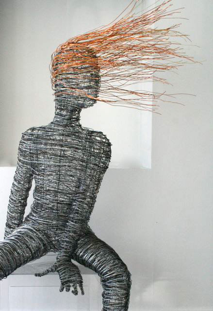The Art Of Up-Cycling: Wire Art - Barbed Wire Art - Wire Wall Art