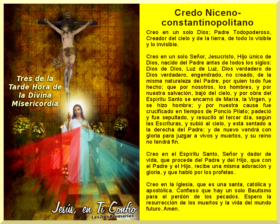 3 Hail Marys Para aprender el credo niceno en el año de la Fe