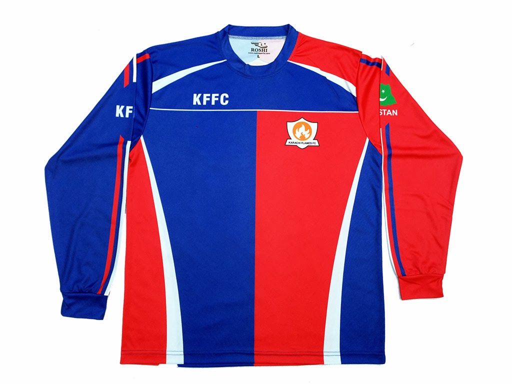 Kffc Pakistan Sublimation Football kits Roshi Sports Lahore
