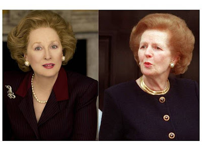 Meryl Streep como Margaret Thatcher en La dama de hierro con la directora Phyllida Lloyd Meryl Streep como Margaret Thatcher en La dama de hierro con la directora Phyllida Lloyd
