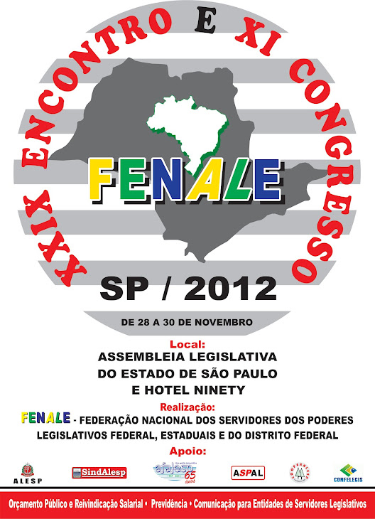 CARTAZ DO XXIX ENCONTRO E XI CONGRESSO DA FENALE