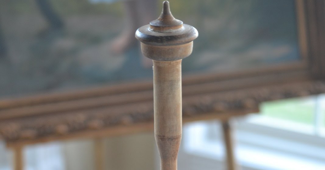 Three Pixie Lane Old Industrial Sewing Spindle with a New Use