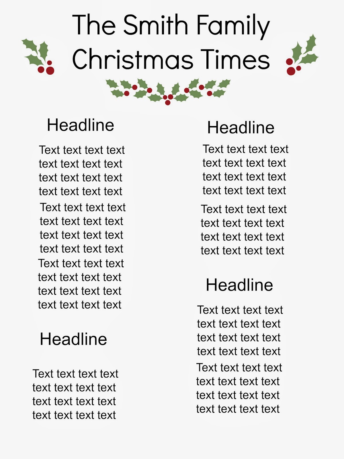 unique ways to write a christmas letter creative christmas letter templates