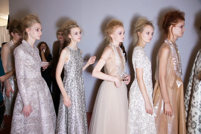 Backstage Rochas primavera-verano 2014 Backstage Rochas primavera-verano 2014