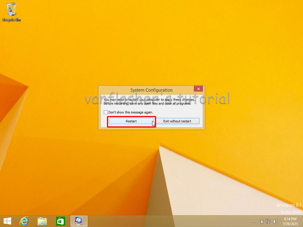Cara Masuk Safe Mode di Windows 8 dan 8.1 Service Laptop Jogja