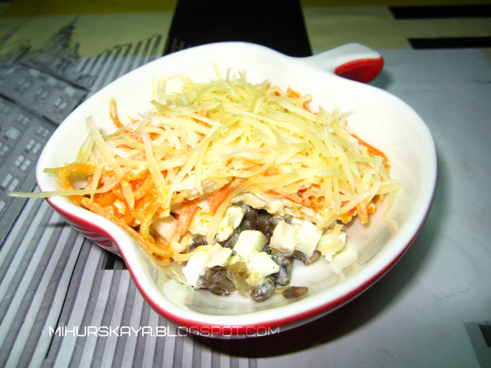 Салат корейский с курицей рецепт с Салат корейский с курицей рецепт с