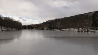 frozen Lake Siri and Cacapon Mountain, Friday, January 09, 2015, 1:53:43 PM