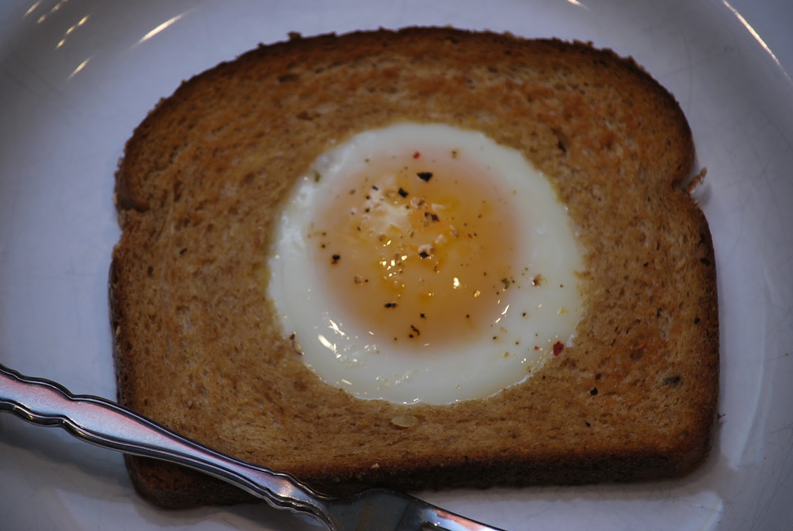 My story in recipes Eggs in a hole