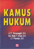 Judul : KAMUS HUKUM Pengarang : J.C.T. Simorangkir, S.H. Penerbit : Bumi Aksara