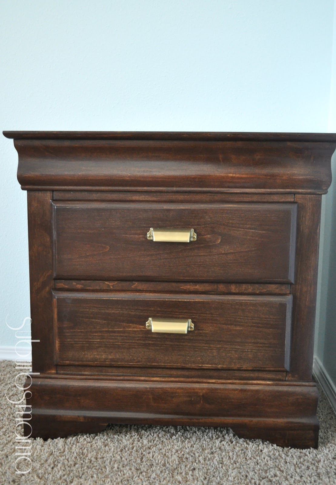 Suburbs Mama Refinishing my Night Stands