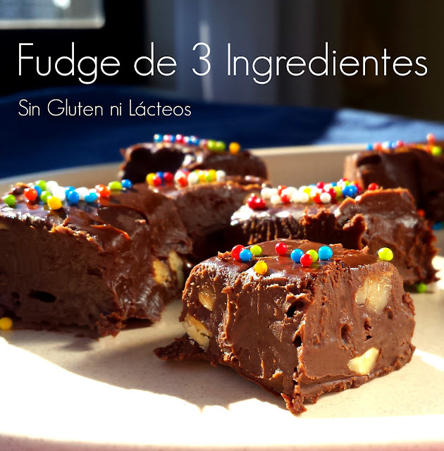Cómo hacer un Fudge rápido con 3 ingredientes. Receta Libre de Gluten y Lácteos