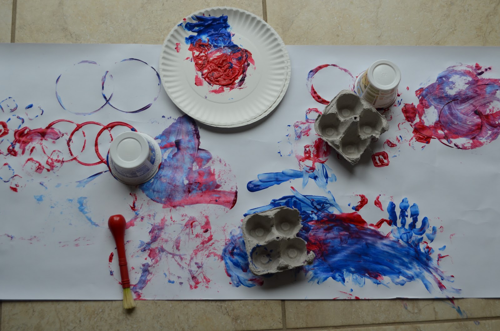 Tot Treasures Reduce, Reuse, and get out the paint!