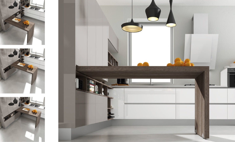 30 ideas de mesas y barras para comer en la cocina cocinas con ... Mesas para el hogar para cocina comedor