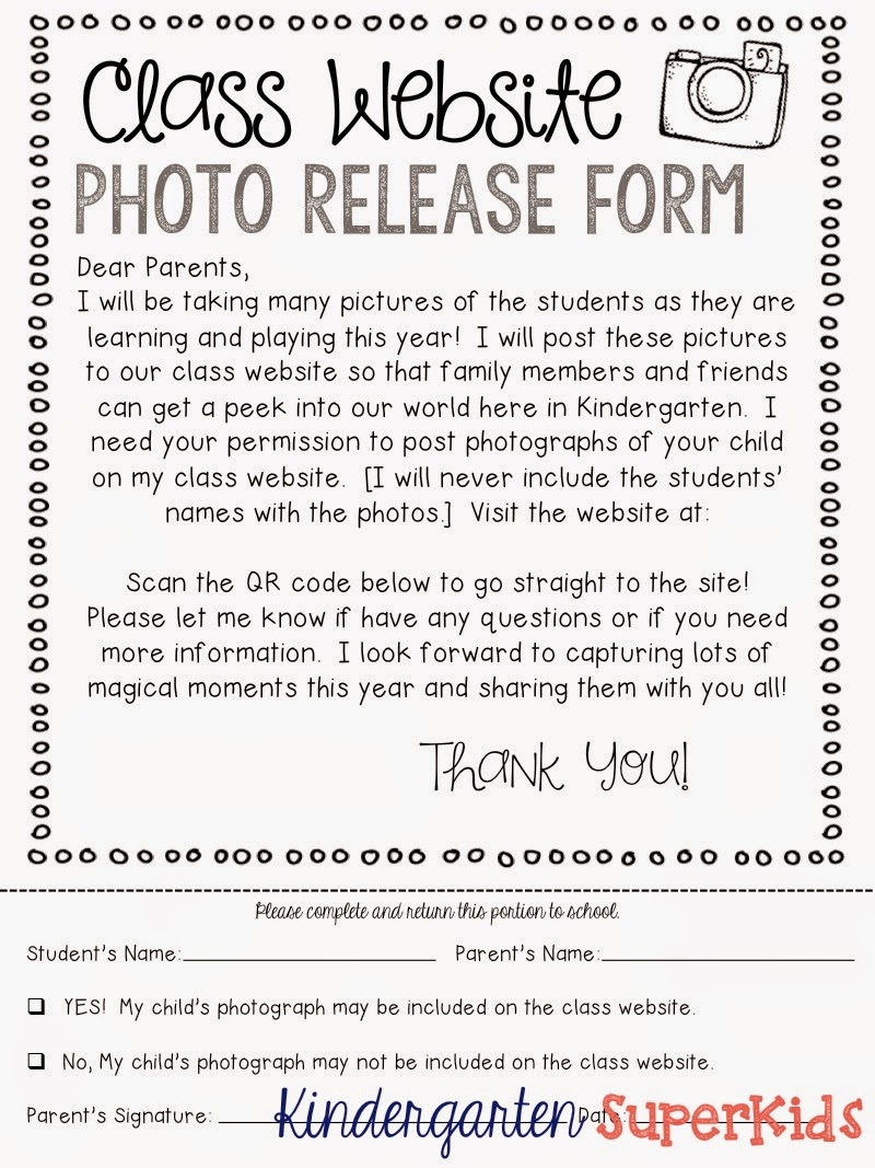 generic permission slip