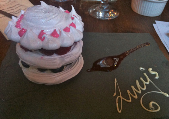 Lucy's of Ambleside Up the Duff Pudding Club - Jubilee Meringue Stack