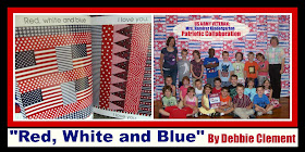 photo of: "Red, White and Blue" Picture book Kindergarten Response