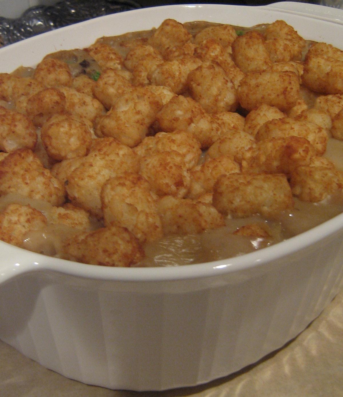 The Gluten Free Budget Crunch Gluten and Dairy Free Tater Tot Casserole