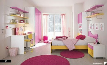 Desain Kamar Tidur Anak Pink Ceria Desain Kamar Tidur Anak Pink Ceria