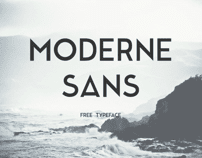 Moderne Sans - Free Typeface Moderne Sans - Free Typeface