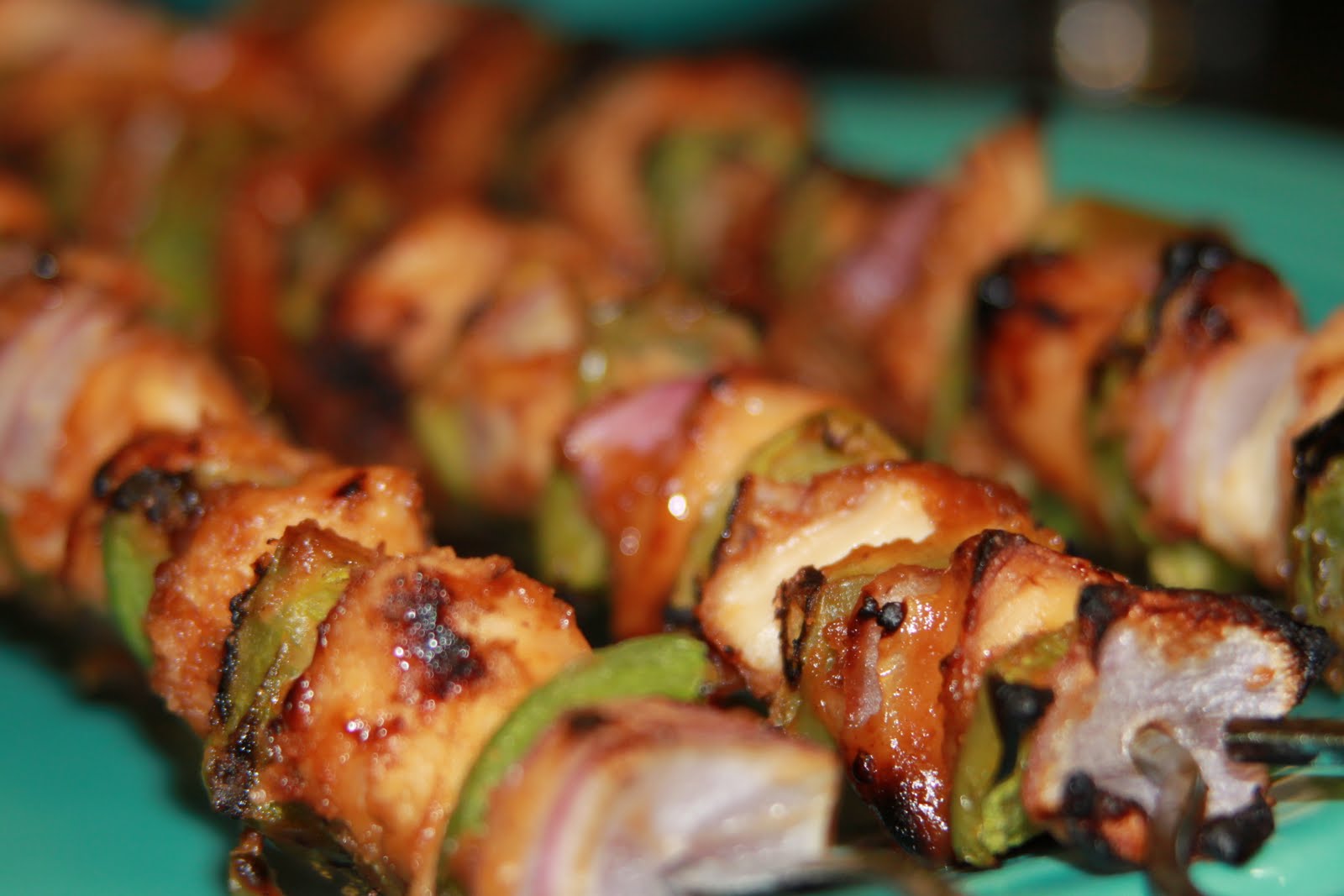 cooking out of the box: Thai-ish Shish Kebabs