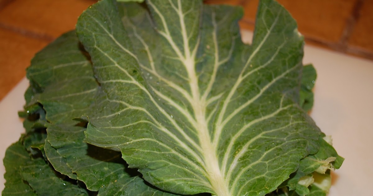 Eating From The Homestead Cooking Beira Tronchuda Leaf Cabbage