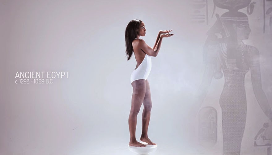 Ancient Egypt (c. 1292-1069 B.C.) - 3,000 Years Of Women’s Beauty Standards In A 3-Minute Video Ancient Egypt (c. 1292-1069 B.C.) - 3,000 Years Of Women’s Beauty Standards In A 3-Minute Video