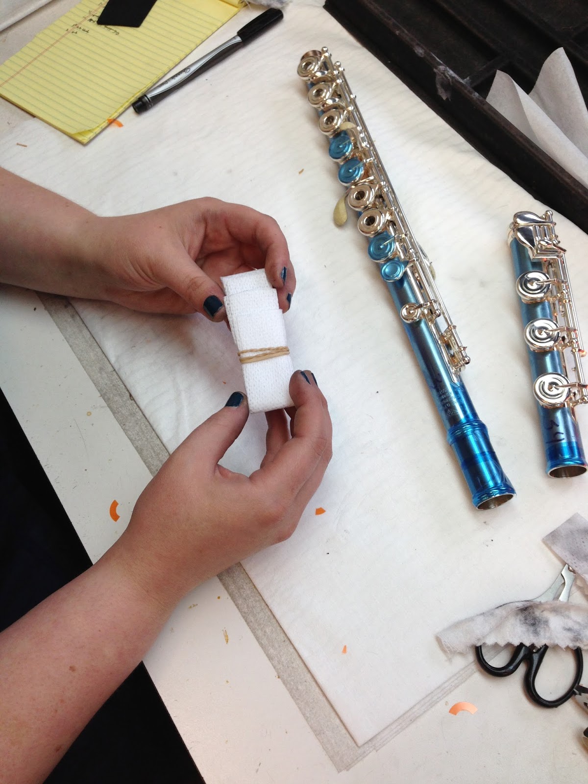 Flute Builder A Clean "Swipe"