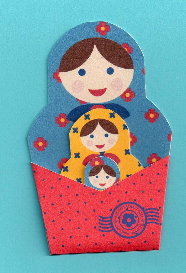 The Papercraft Post: Russian Doll Pockets: Print-and-Cut!