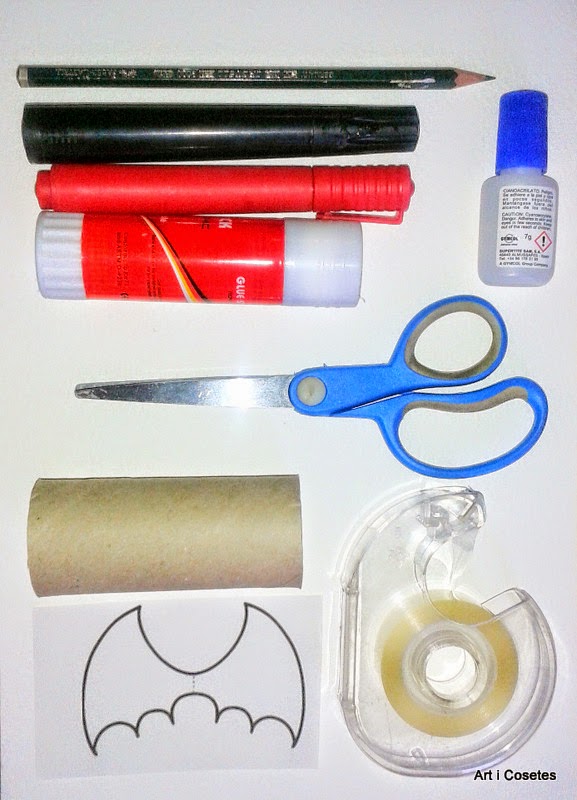 ArT i cOsETeS: DIY: “Murciélagos de rollo de papel higiénico”