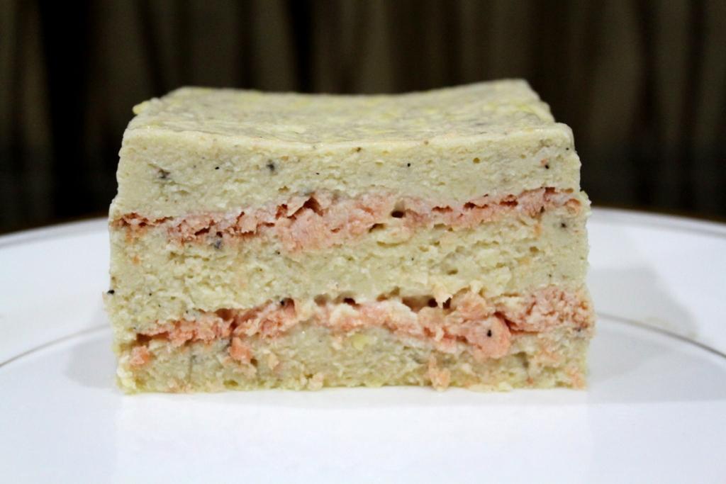 Say cheese Salmon, White Fish and Prawn Terrine