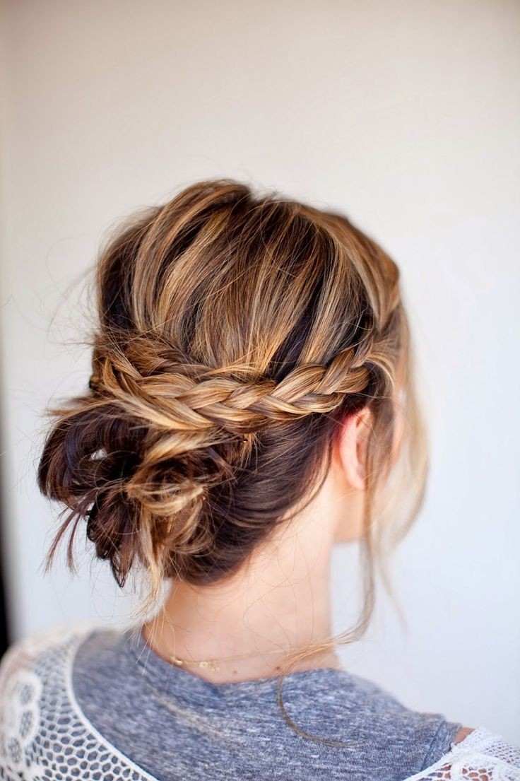 Haircuts Hairstyles Easy Messy Hair Updo 2015