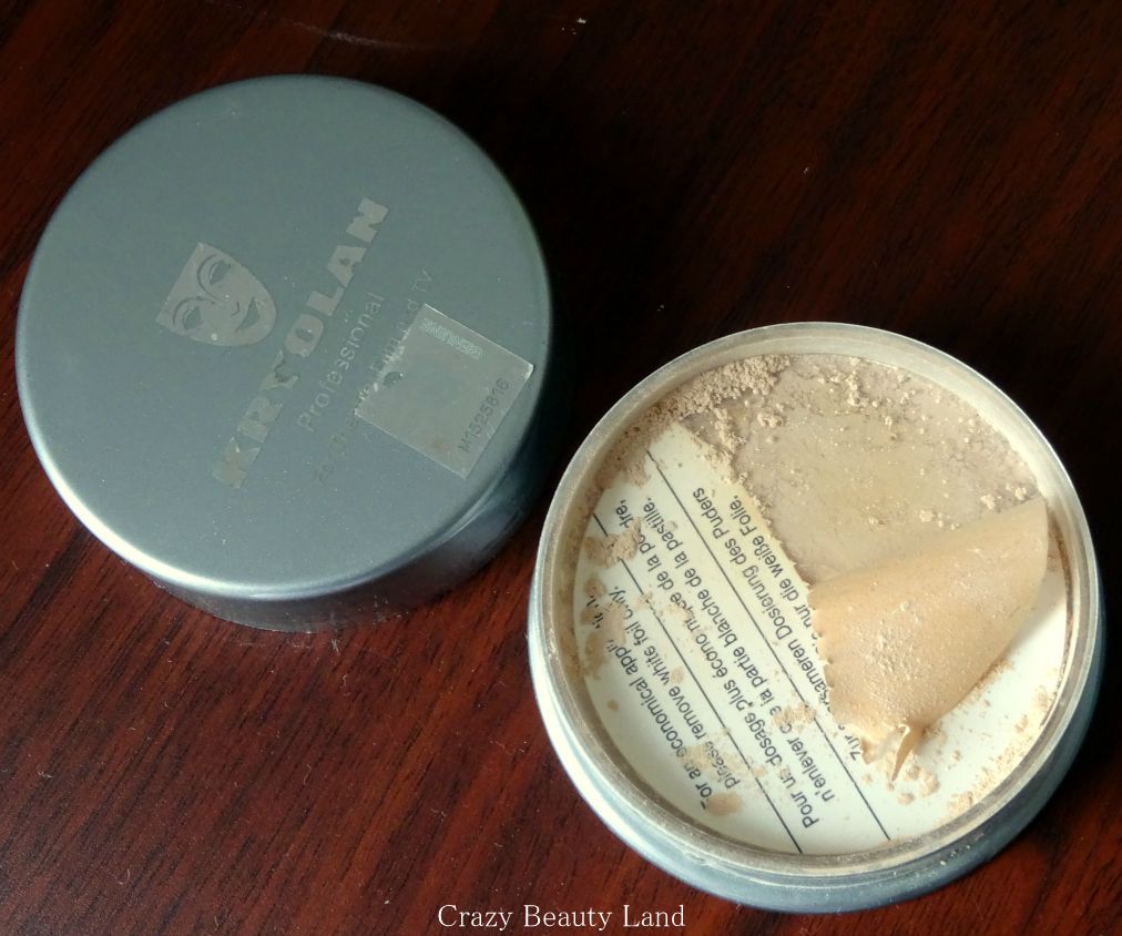 Review and Swatches Kryolan Translucent Loose Powder in the Shade