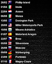Calendario Superbike stagione 2012