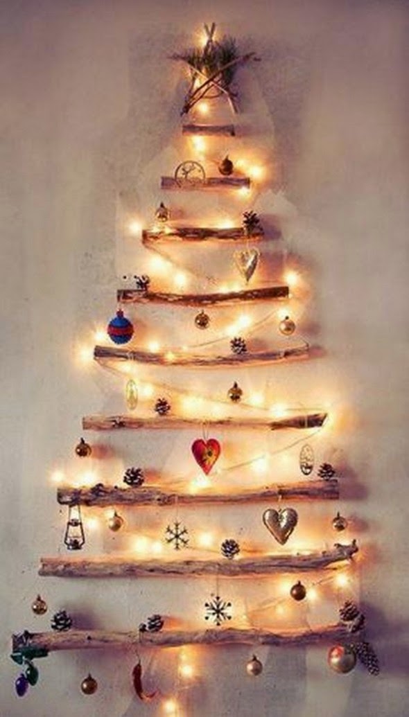 albero di natale alternativo albero natale fai da te