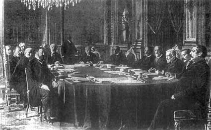 Esto es una fotografía de la Conferencia de París