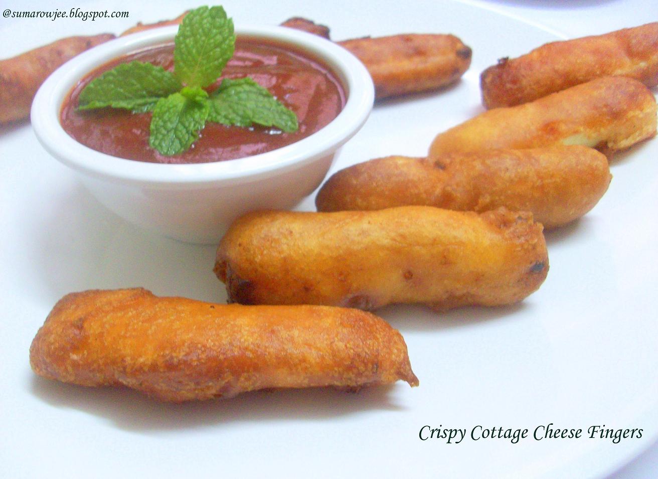 Cakes & More Crispy Cottage Cheese Fingers Uber Yumm!!