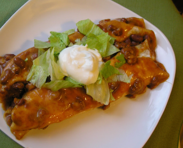 Baked Chili Bean & Cheese Enchiladas Edesia's Notebook