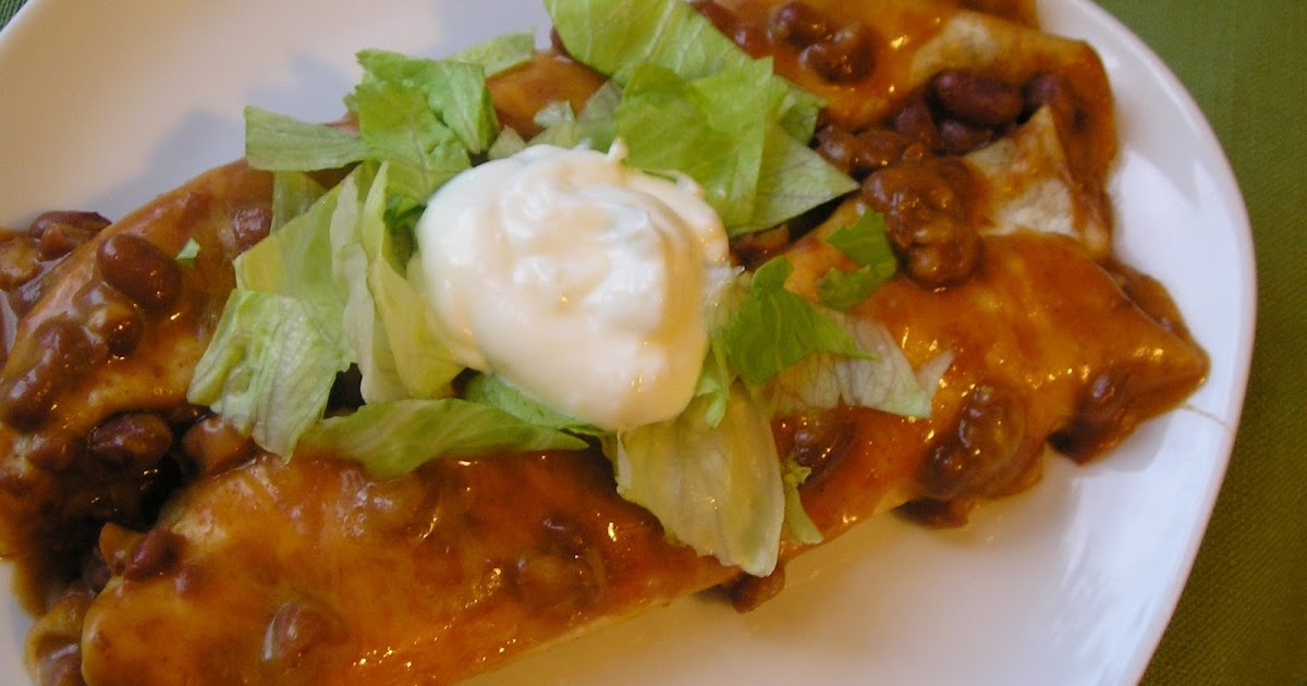 Baked Chili Bean & Cheese Enchiladas Edesia's Notebook