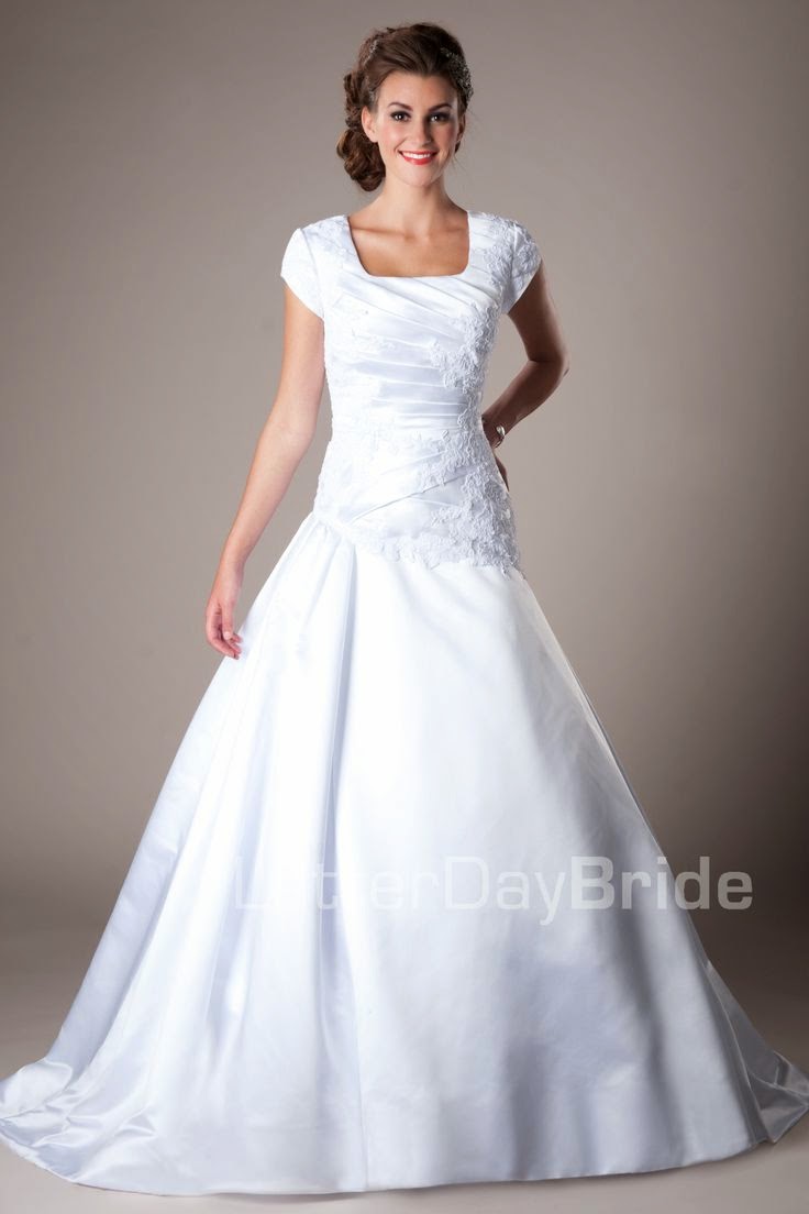 mormon wedding dress