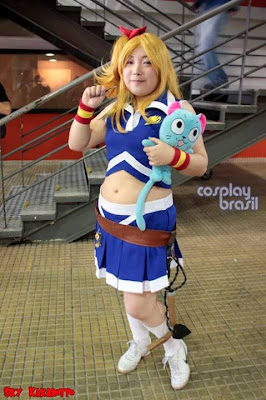 Mariana Shizuka Cosplay Lucy Heartfilia Cheerleader